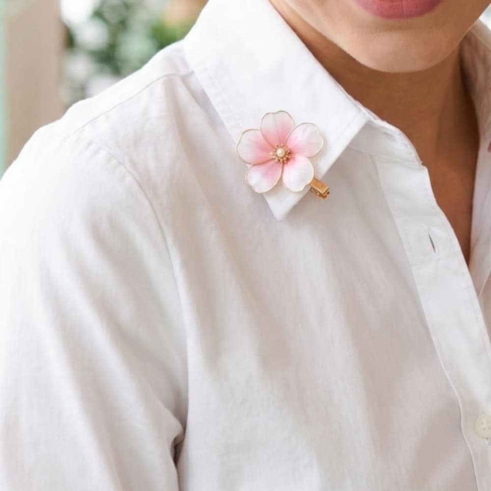 Handmade Ronghua-Cherry Blossom Hair Clip
