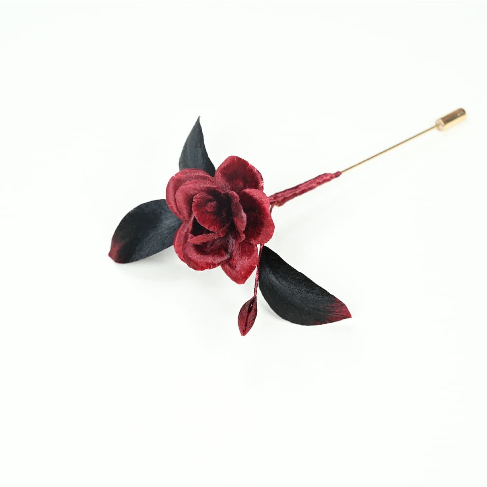 Handmade Ronghua- Rose Brooch