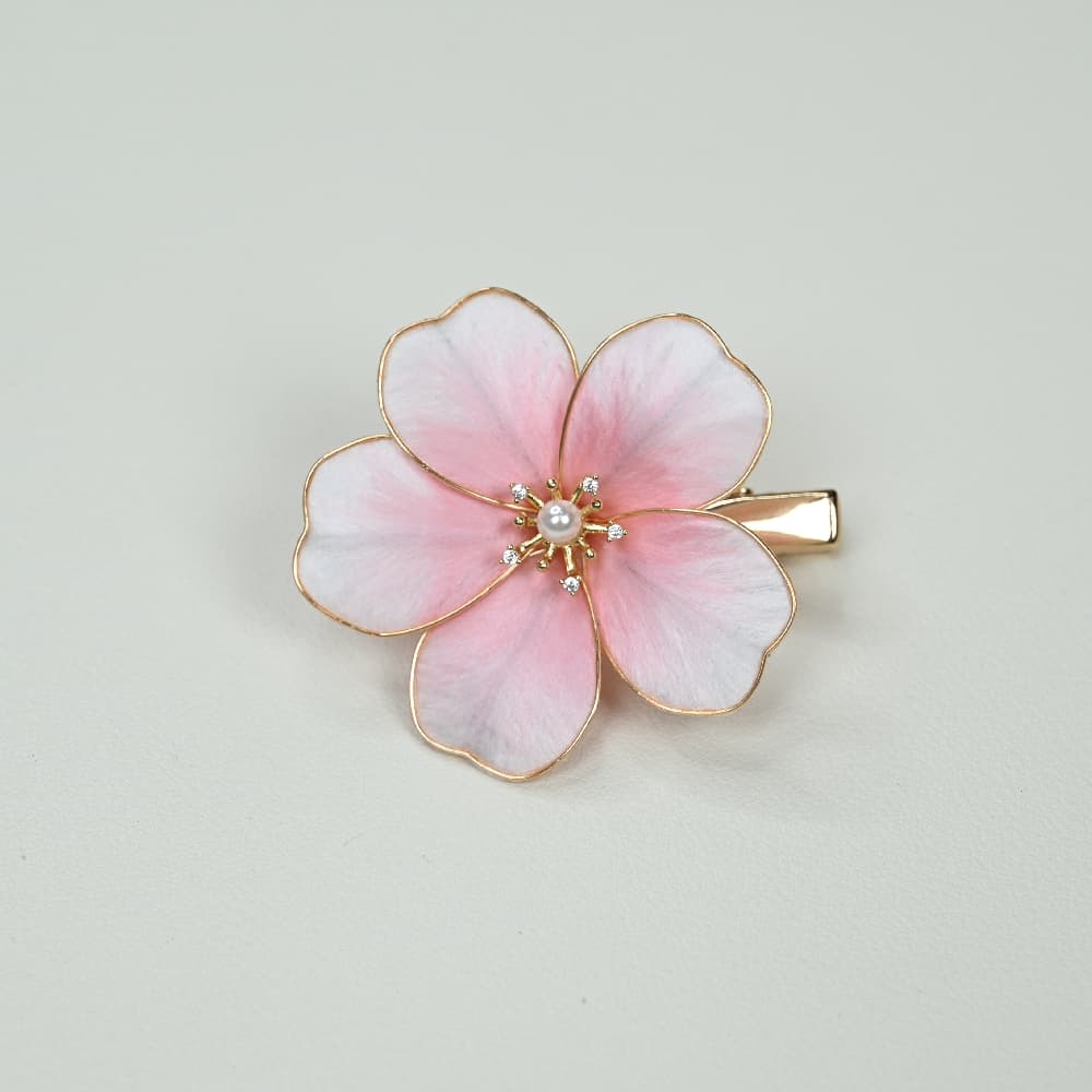 Handmade Ronghua-Cherry Blossom Hair Clip – Rivelace