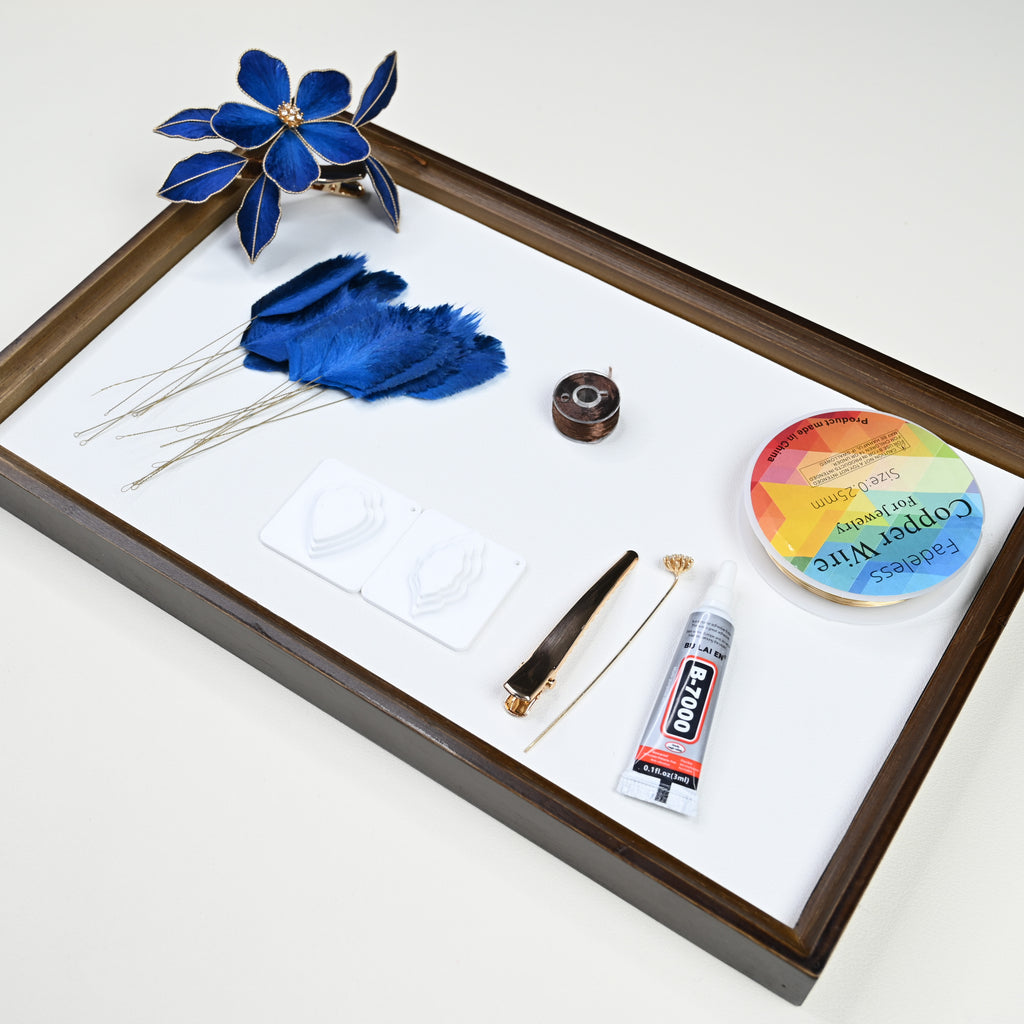Beginner DIY Kit – Royal Blue Flower