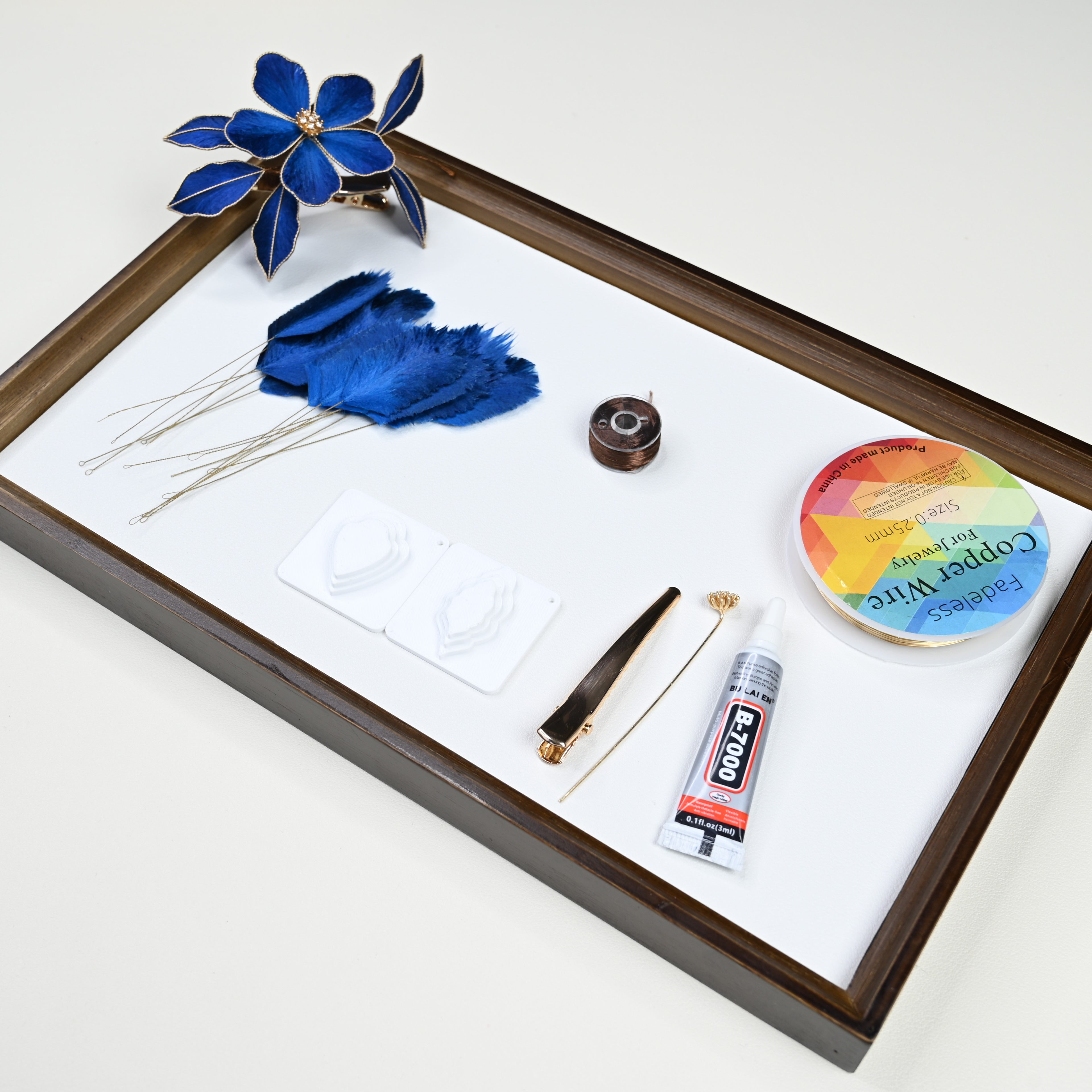 Beginner DIY Kit – Royal Blue Flower