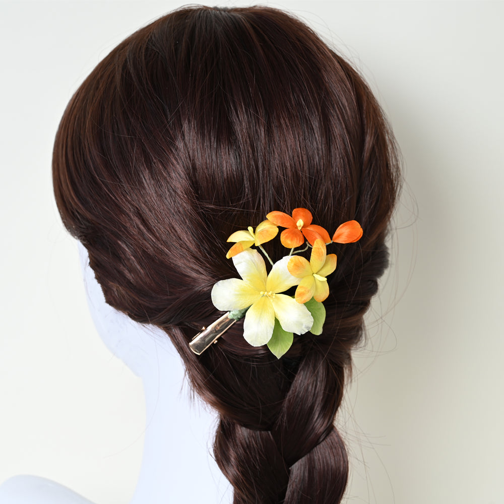 Handmade Ronghua- Blossom Cluster Hair Clip