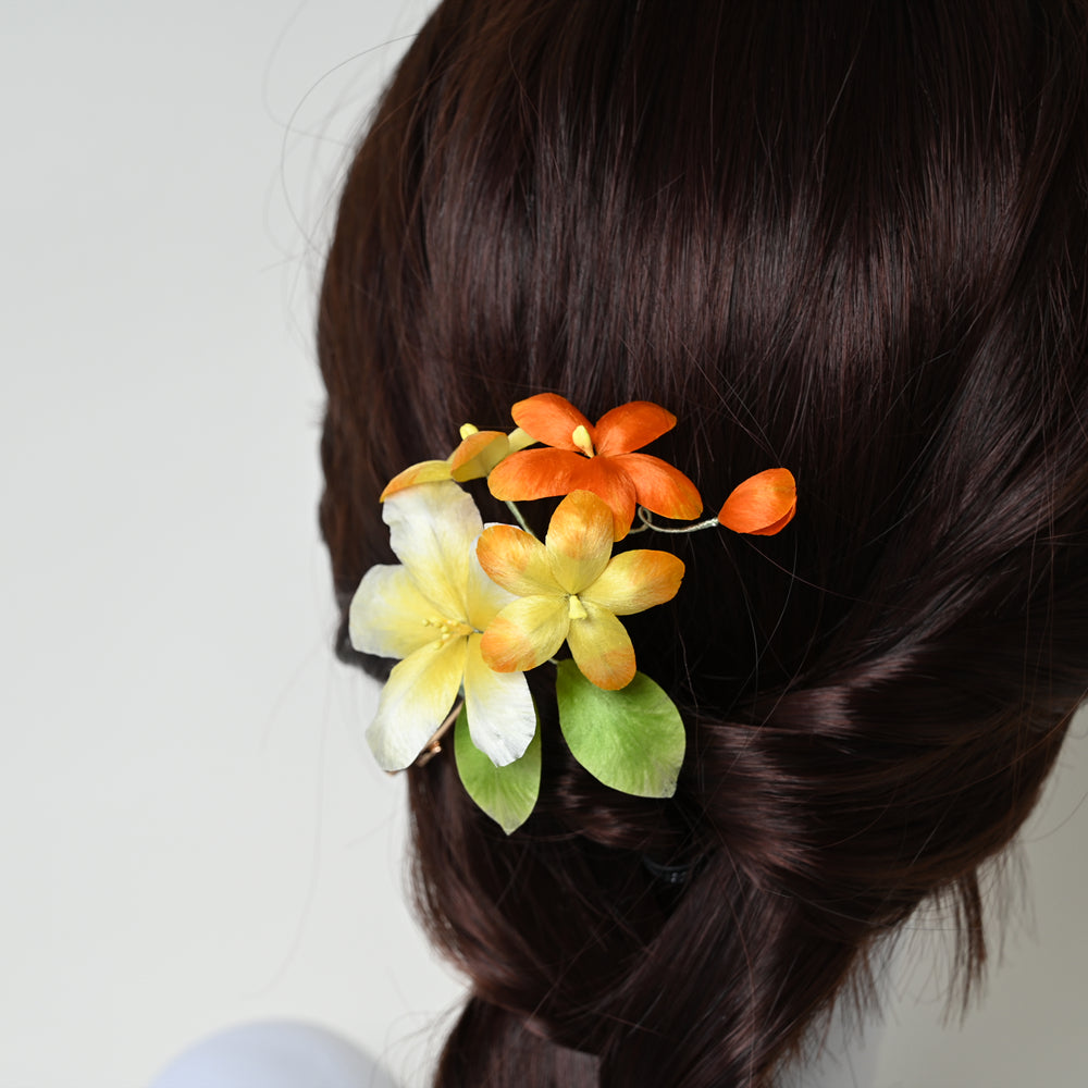 Handmade Ronghua- Blossom Cluster Hair Clip
