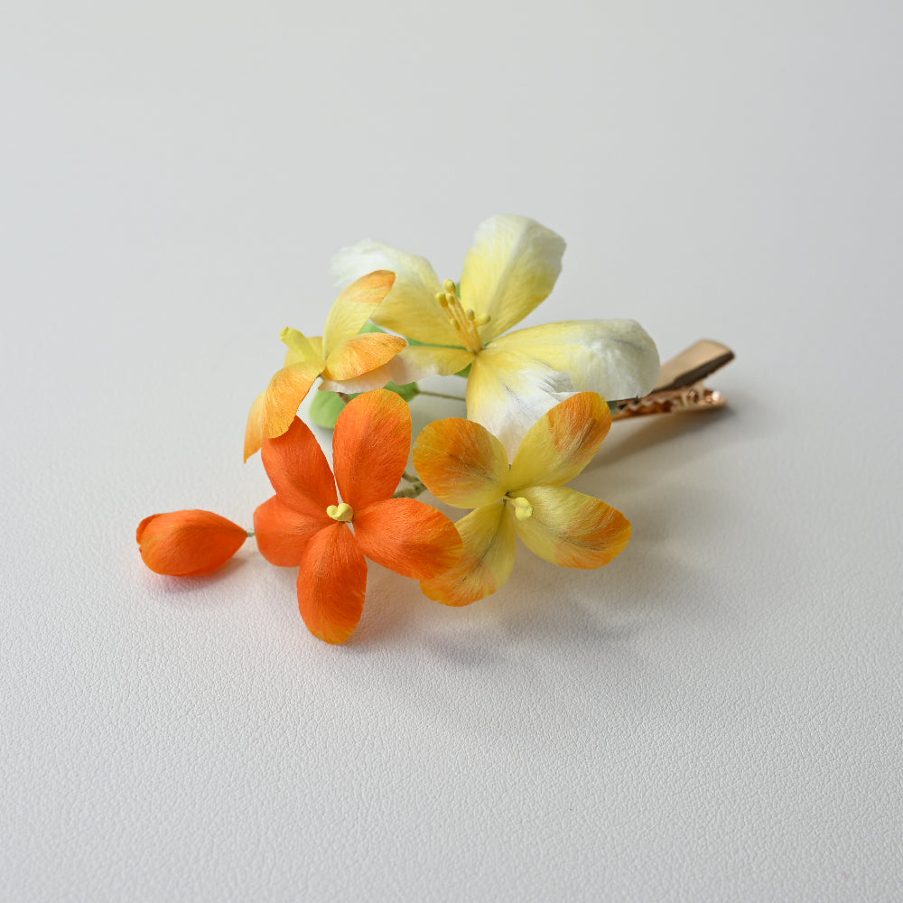 Handmade Ronghua- Blossom Cluster Hair Clip