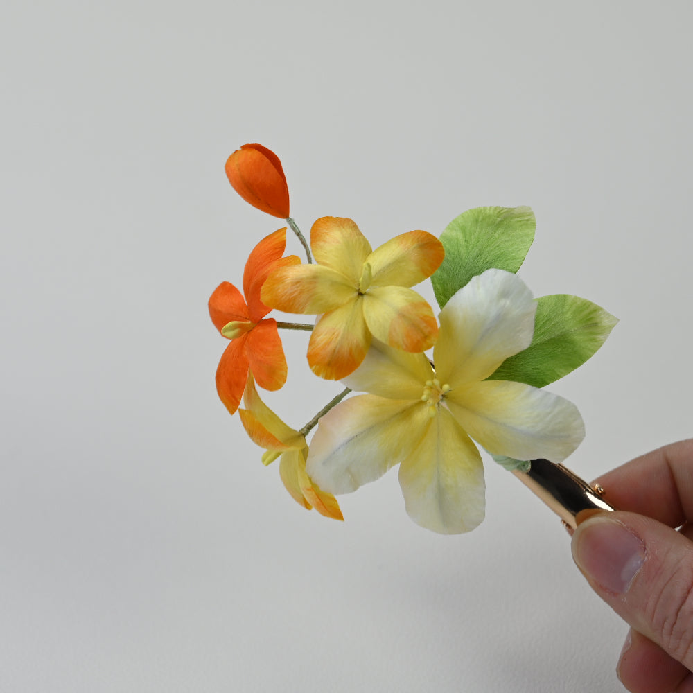Handmade Ronghua- Blossom Cluster Hair Clip