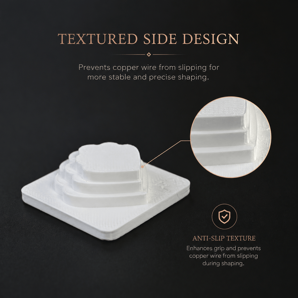 Wire Shaping Templates for Petal Forms — 3-in-1 Mold