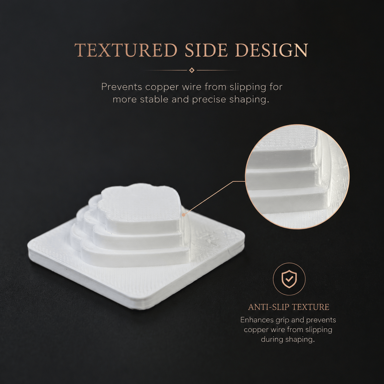 Wire Shaping Templates for Petal Forms — 3-in-1 Mold