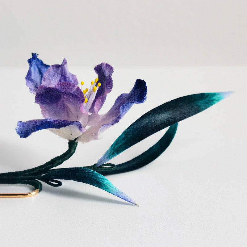 Handmade Ronghua- Purple Iris
