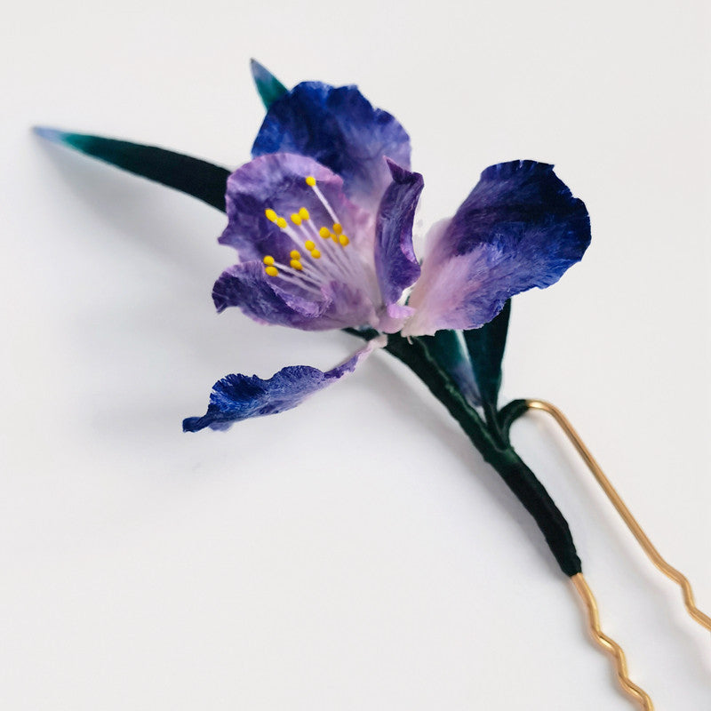 Handmade Ronghua- Purple Iris