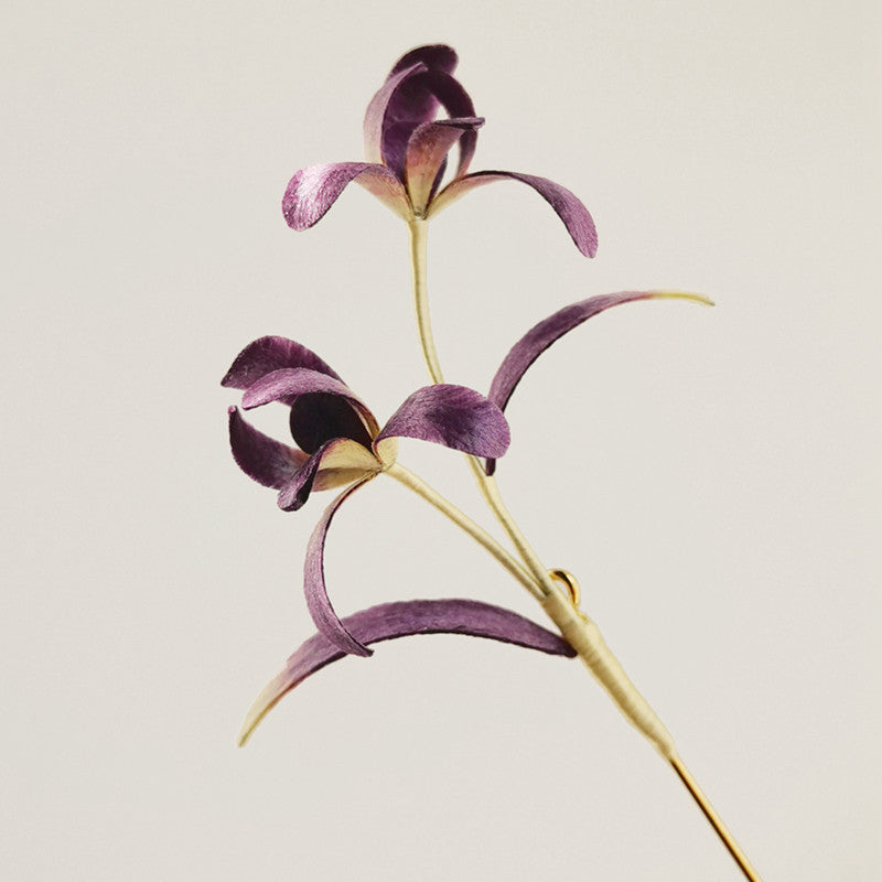 Handmade Ronghua- Twin Blossom Brooch