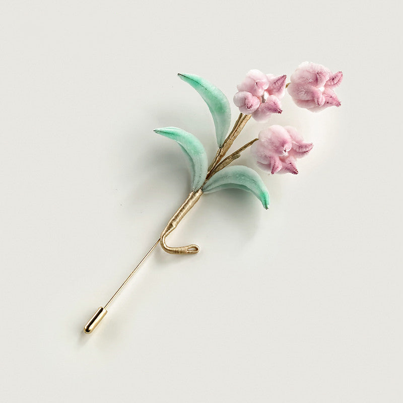 Handmade Ronghua- Lily of the Valley Brooch