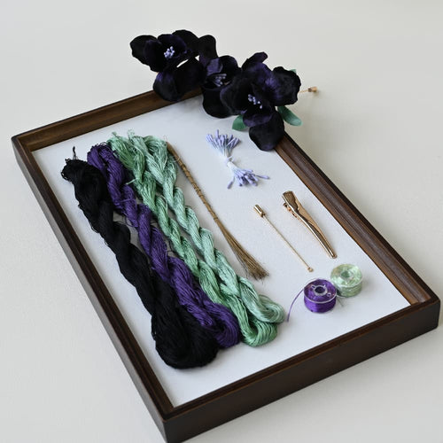 Ronghua DIY Kit-Dark Purple Iris