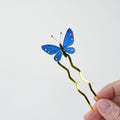 Handmade Ronghua-Royal Blue Butterfly