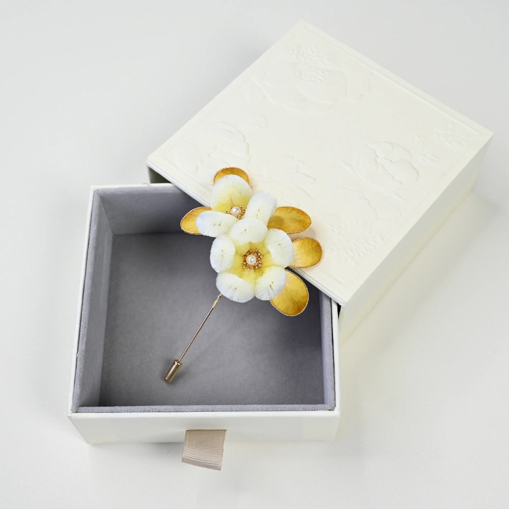 Handmade Ronghua-Gold Velvet flower