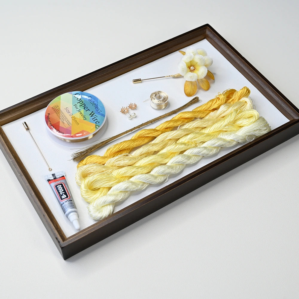 Ronghua DIY Kit-Gold Velvet flower