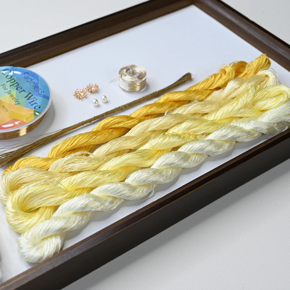 Ronghua DIY Kit-Gold Velvet flower