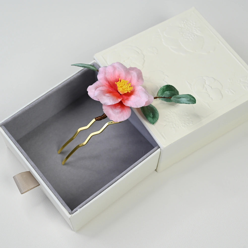 Handmade Ronghua-Pink Camellia