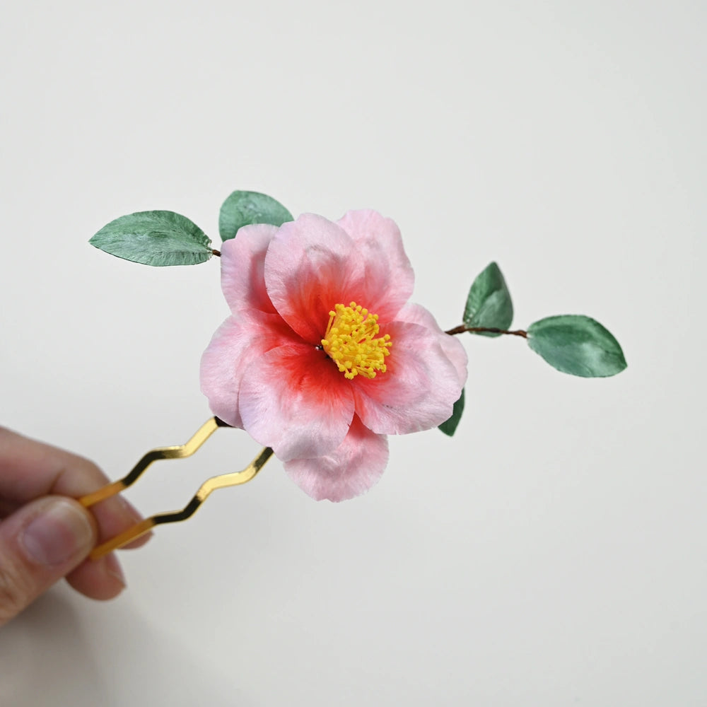 Handmade Ronghua-Pink Camellia