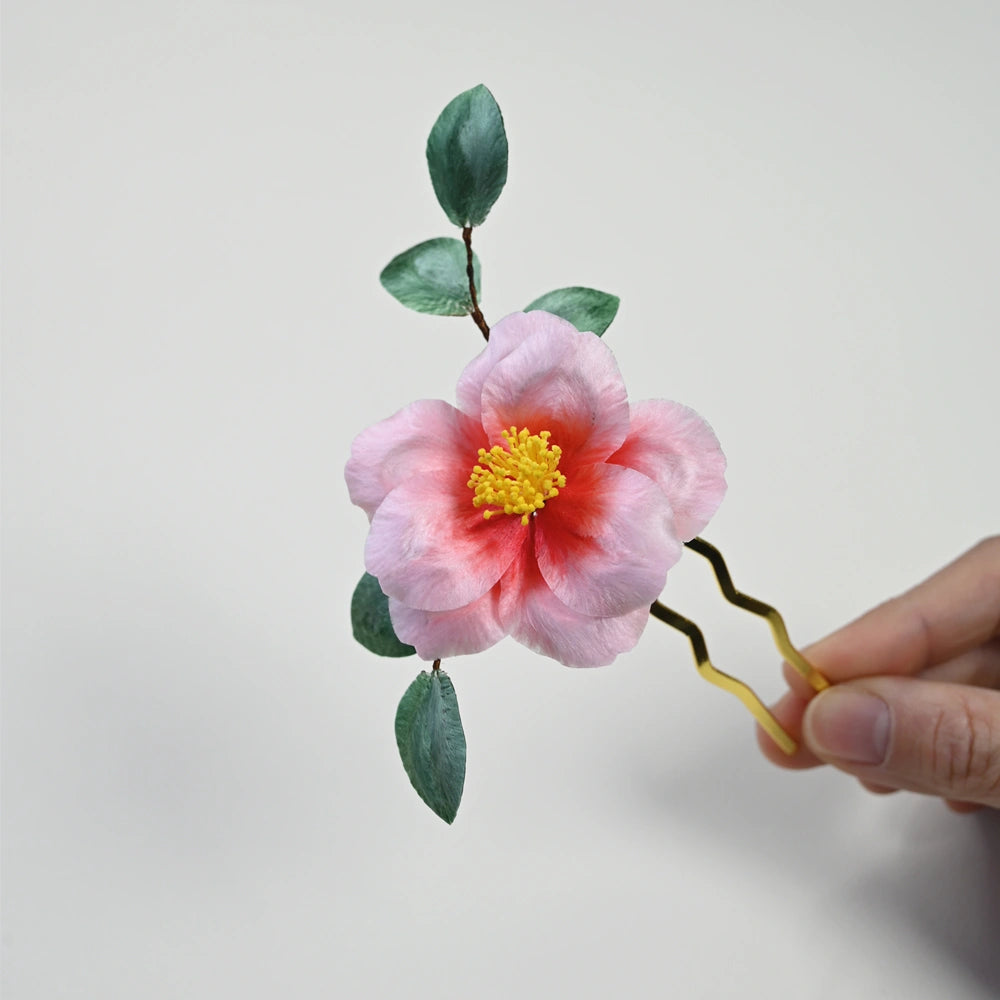 Handmade Ronghua-Pink Camellia