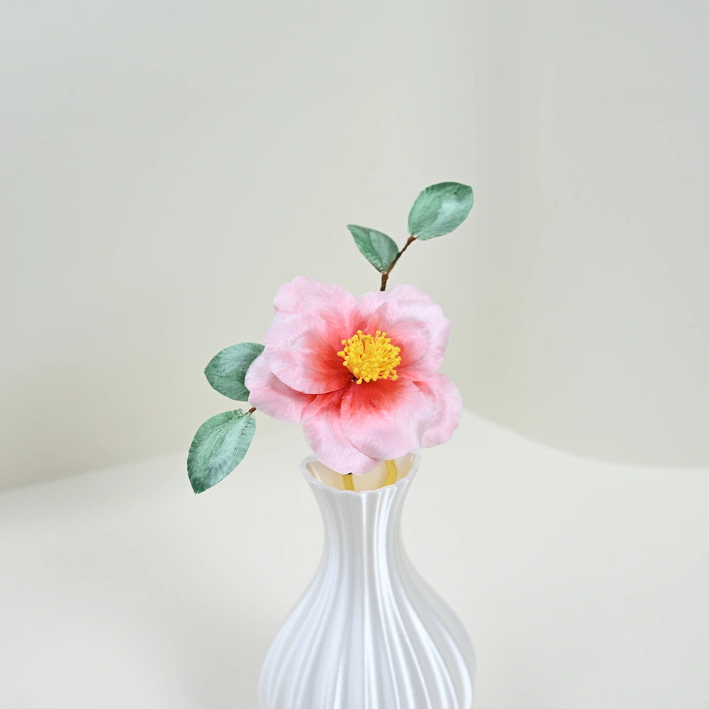 Handmade Ronghua-Pink Camellia