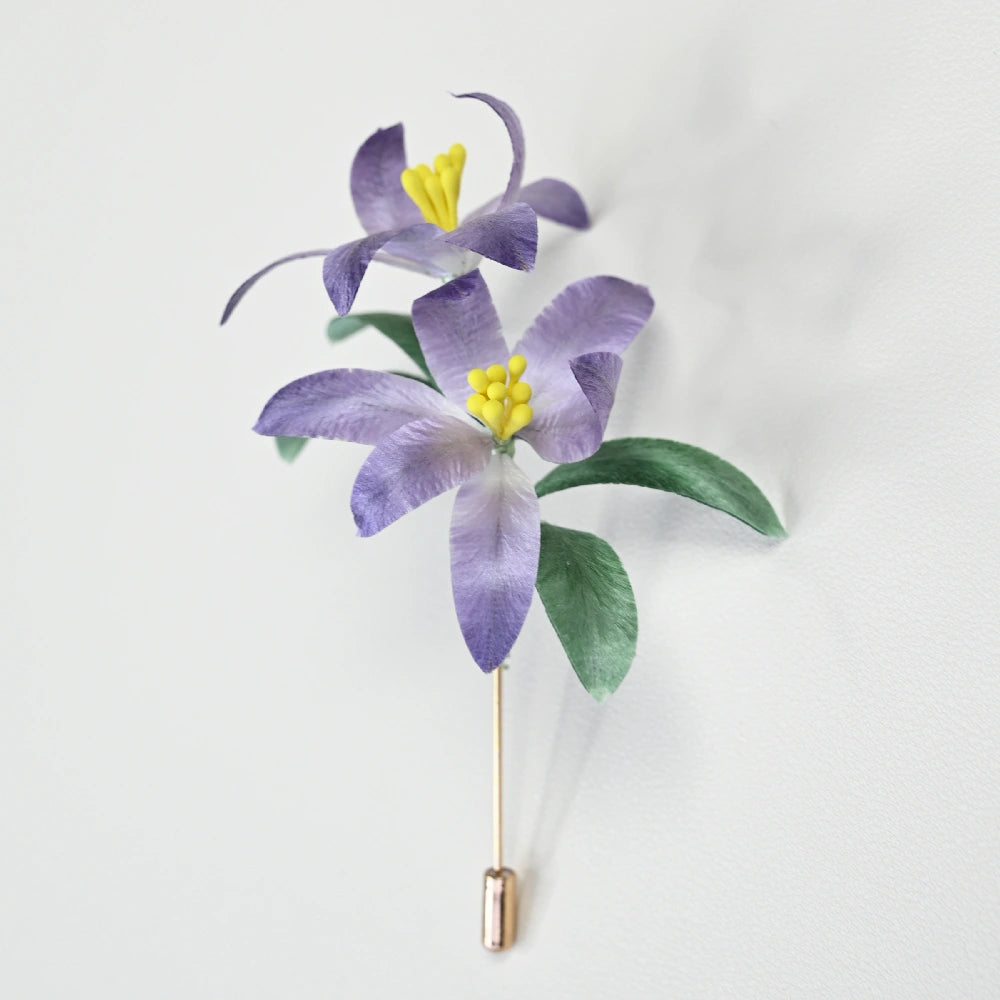 Handmade Ronghua-Light Purple Orchid