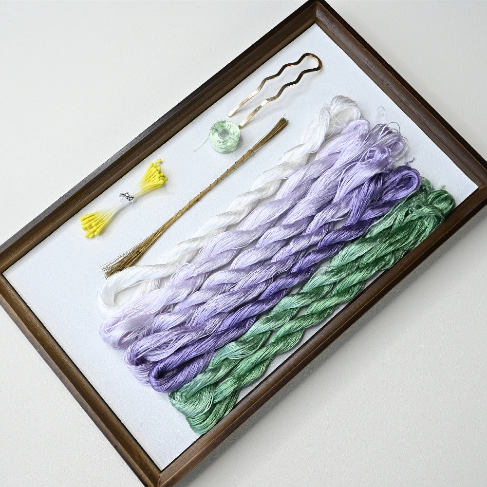 Ronghua DIY Kit-Light Purple Orchid