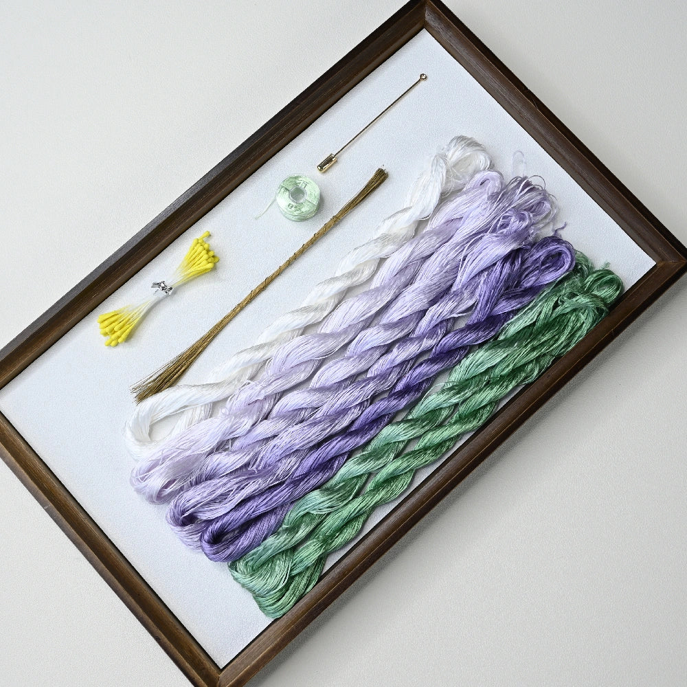 Ronghua DIY Kit-Light Purple Orchid