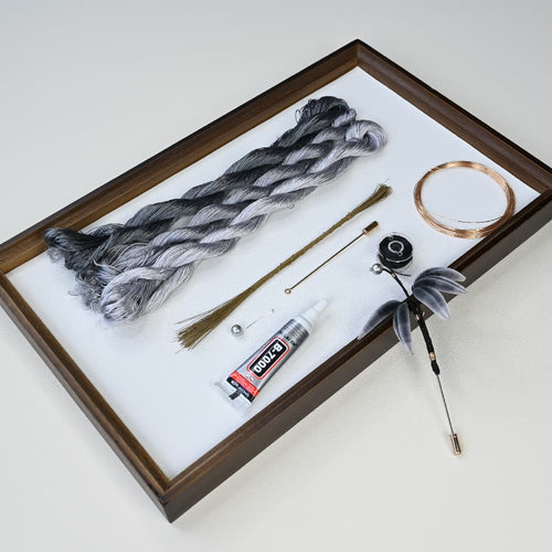 Ronghua DIY Kit--Soft Bamboo Leaf Brooch