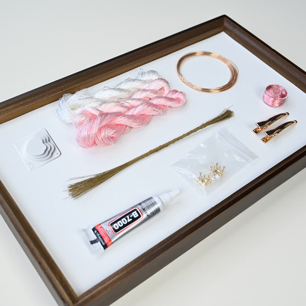 Ronghua DIY Kit--Cherry Blossom Hair Clip