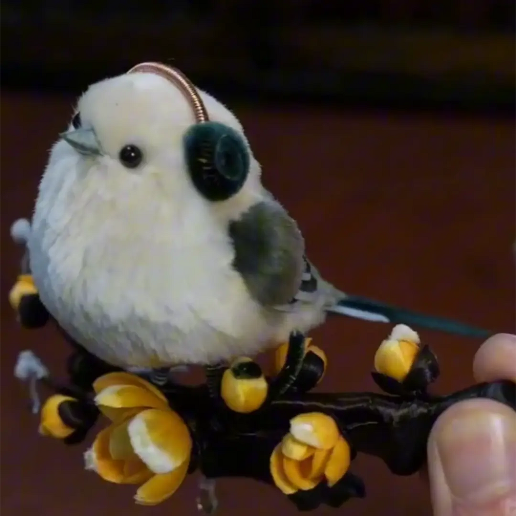 Fluffy Bird Hair Clip