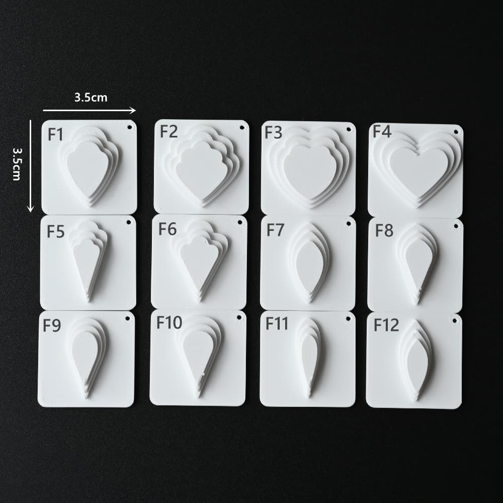 Wire Shaping Templates for Petal Forms — 3-in-1 Mold for Ronghua & Filigree