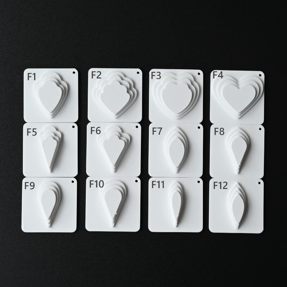 Wire Shaping Templates for Petal Forms — 3-in-1 Mold for Ronghua & Filigree