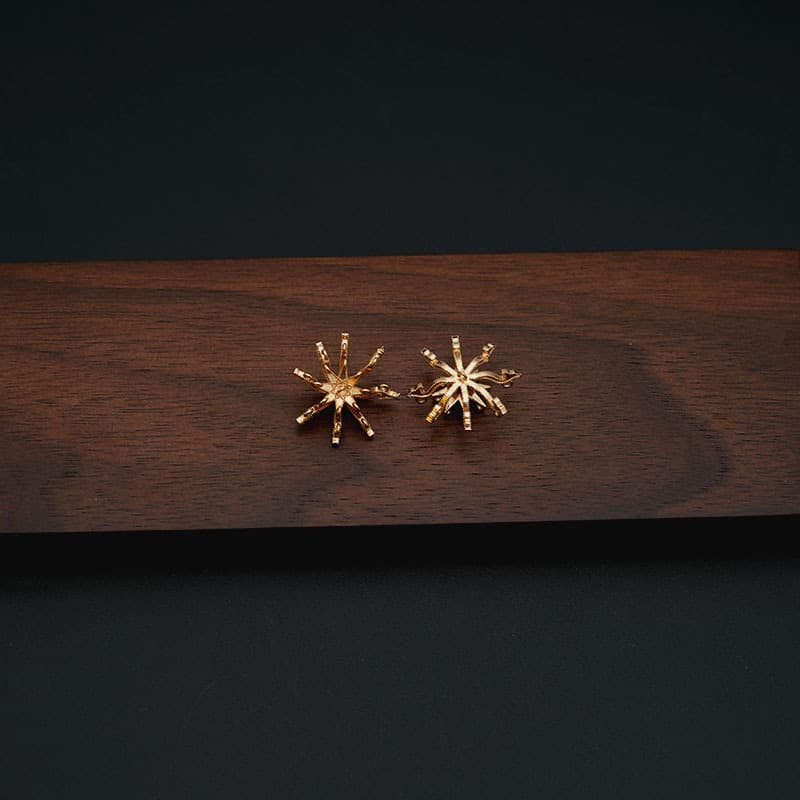 Rhinestone Flower Centers — Copper Bead Caps for Ronghua & Handmade Flowers