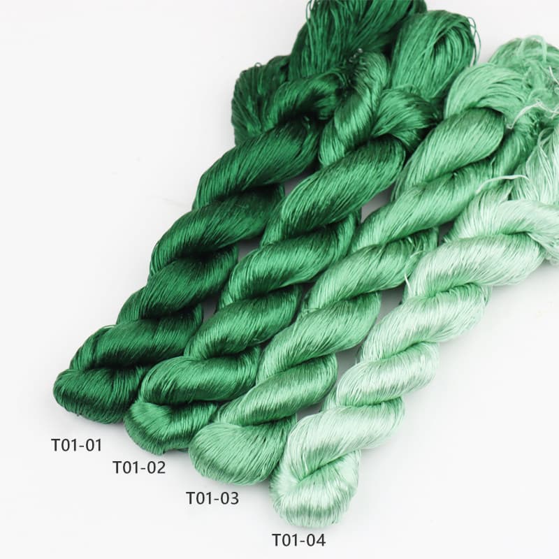 6A Mulberry Silk Thread for Ronghua T01 Green