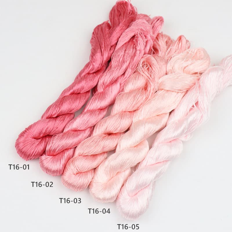 6A Mulberry Silk Thread for Ronghua T16 Pink