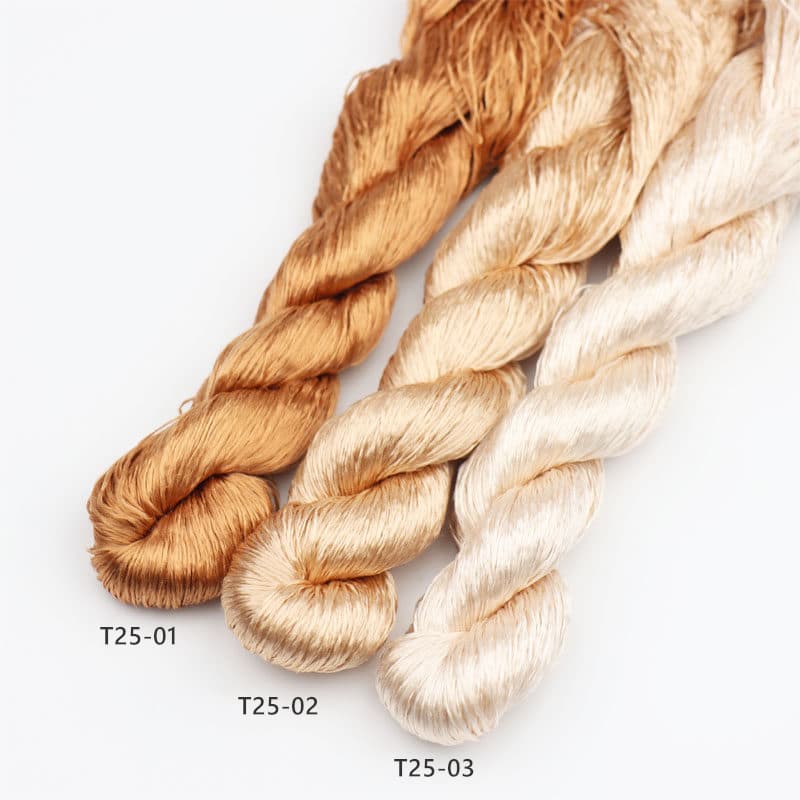 6A Mulberry Silk Thread for Ronghua T25 Brown