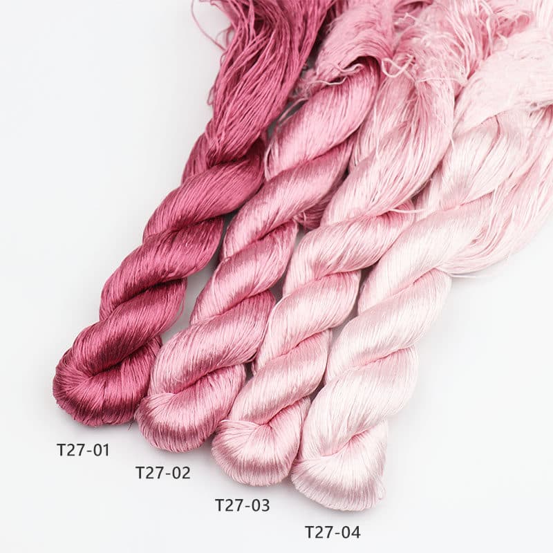 6A Mulberry Silk Thread for Ronghua T27 Pink