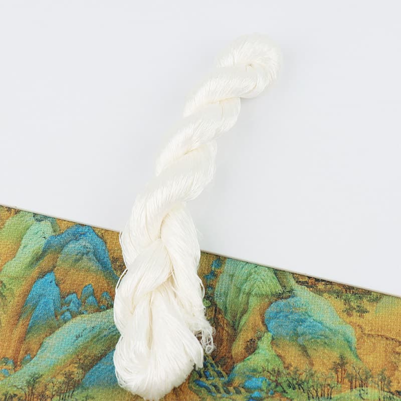 6A Mulberry Silk Thread for Ronghua White & Black
