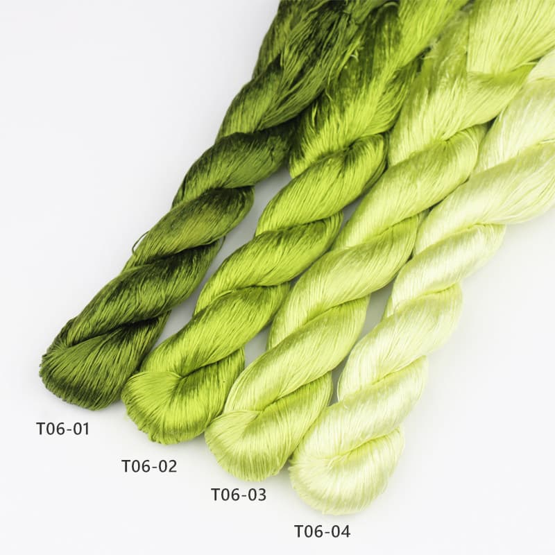 6A Mulberry Silk Thread for Ronghua T06 Green