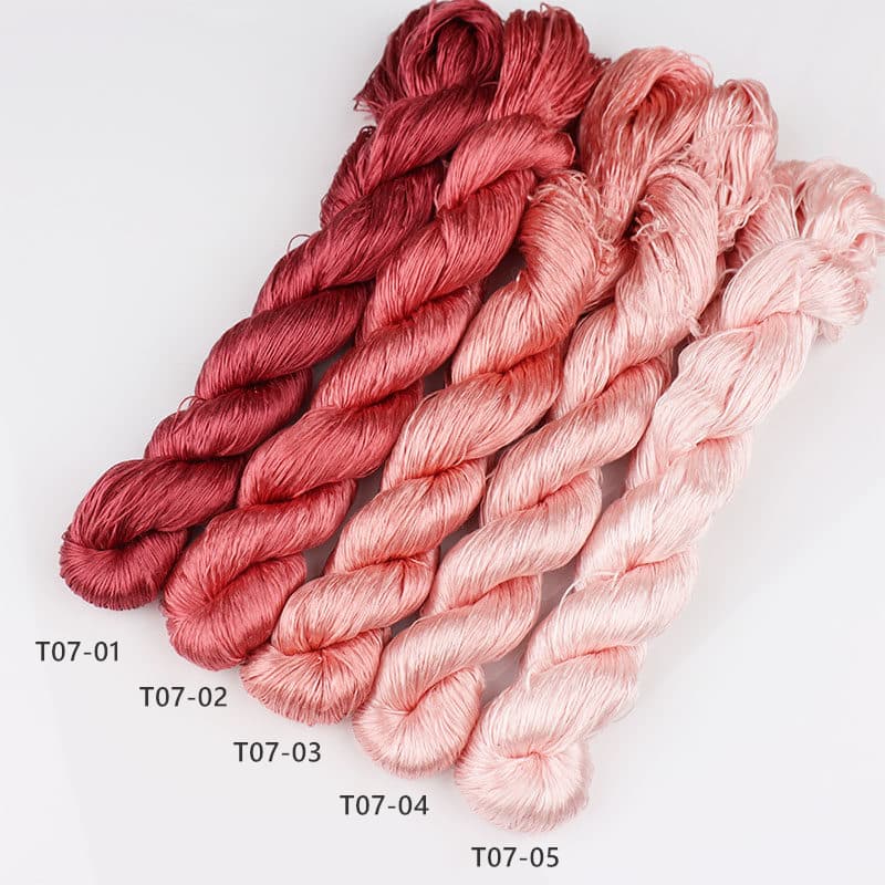 6A Mulberry Silk Thread for Ronghua T07 Red