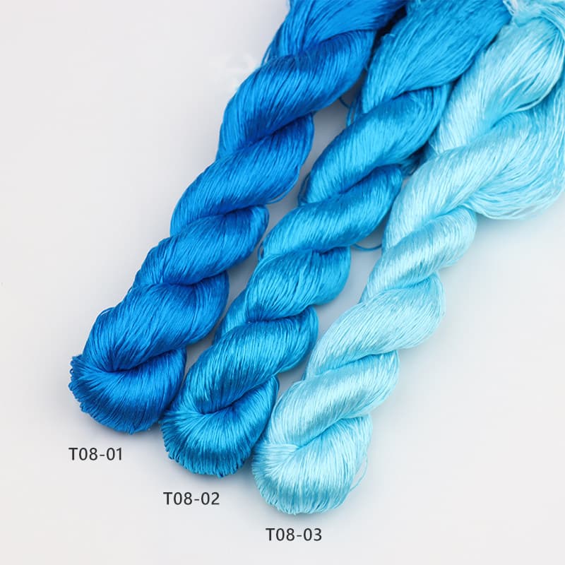 6A Mulberry Silk Thread for Ronghua T08 Blue